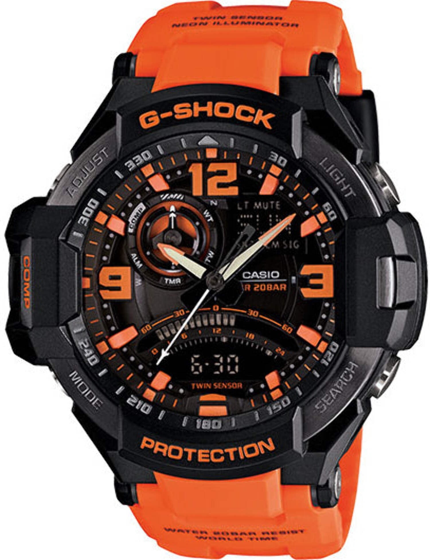 Casio G-Shock Gravitymaster GA1000-1A Twin Sensor Aviation W