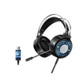 thumbnail image 1 of 7 Light Colors LED Game Headphone Comfortable Headset With Mic For PC Laptop Videogames No.01, 1 of 8
