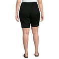 thumbnail image 3 of JMS Just My Size by Hanes Women's Plus Size 4-Pocket Pull-On Bermuda Shorts, 3 of 6