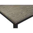 thumbnail image 6 of Contemporary 5pc Dining Set - Black &amp; Gray Wood Table &amp; Chairs, Seats 4, Rectangular Table, Wood Frame, Upholstered Seats, for Dining Room. Modern Design., 6 of 7