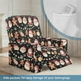 thumbnail image 4 of Renewold Cute Santa Claus Stretch Recliner Couch Cover Heavy Duty Gingerbread Man Reclining Chair Cover 4 Pieces Lazy Boy Recliner Chair Slipcover Furniture Protector Christmas Decor, 4 of 8