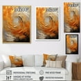 thumbnail image 4 of Designart "Desert Mirage Spiral In Gold And Orange" Abstract Spirals Wall Art Prints, 4 of 7