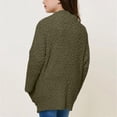 thumbnail image 5 of Grblisyd Cardigan for Girls Open Front Popcorn Knit Long Sleeve Sweaters Coat with Pockets, 5 of 6