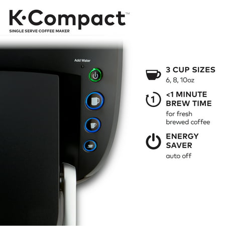 Keurig K Compact Single Serve K Cup Pod Coffee Maker Black