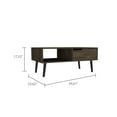 thumbnail image 4 of Xukmct Rectangle Center Table with 1 Open Shelf and 1 Drawer, Wood Coffee Table for Home, Office, 4 of 7
