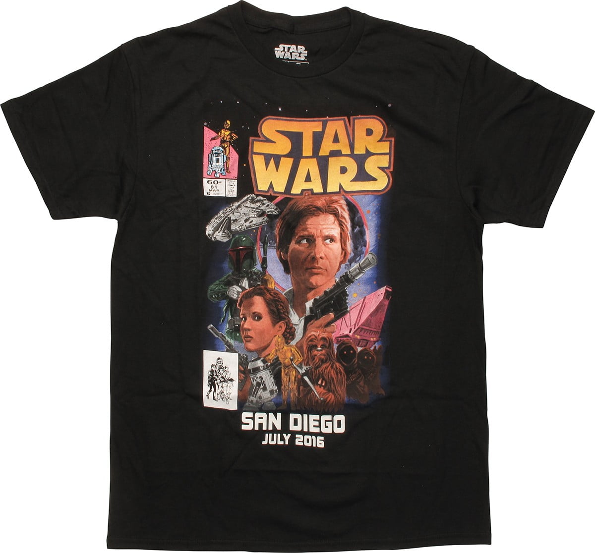 Star Poster Wars SDCC 2016 T-Shirt - Walmart.com