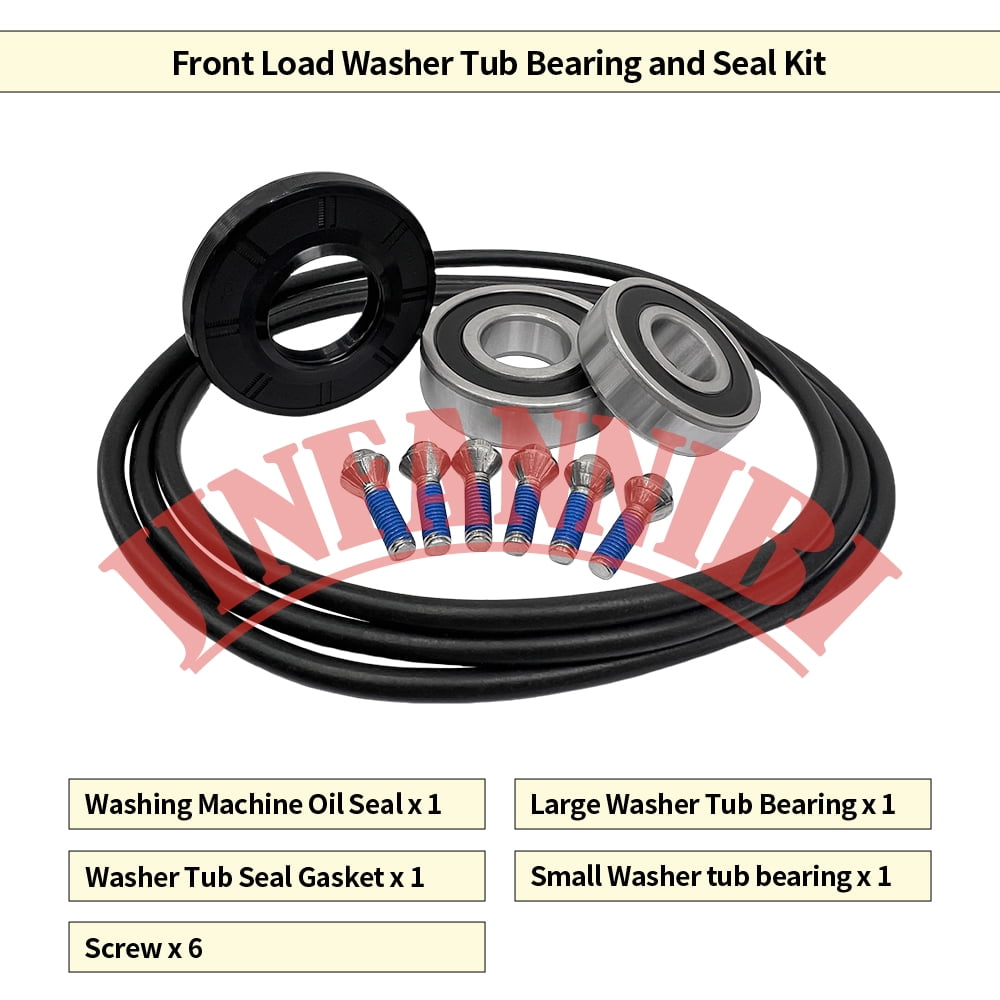 Premium Front Load Washer Tub Bearing and Seal Repair Kit for Samsung Kenmore Washers Replaces DC62-00223A DC69-00804A