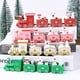thumbnail image 4 of Tren de Navidad de madera pintada a mano, mini tren de Navidad de plástico, adornos navideños, adornos para fiestas, adornos de mesa de Navidad, 4 of 5