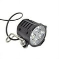 thumbnail image 6 of Ebike E-Bike 36V-48V Electric Bicycle Light with Horn Waterproof Headlight Horn Set Front Headlight Parts,1 x E-Bike light,Black, 6 of 7