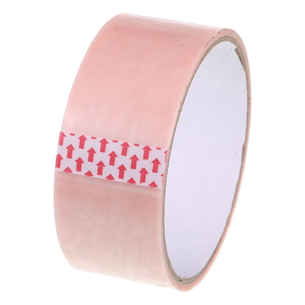 Matsuzay Cintas adhesivas Bola adhesiva Cinta para aliviar el estrés Juguete ancho nacarado Descompresión DIY Rolling Craft School Office Suministros de limpieza para el hogar Rosa
