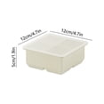 thumbnail image 3 of Rewenti Ice Making Box Homemade Ice Making Box Household Covered Ice Tray, 3 of 6
