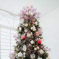 thumbnail image 7 of Christmas Tree Picks,Bexikou 20Pcs 11.8" Artificial Flowers Branch Stems Christmas Candy Curly Picks for Christmas Tree Wreath Crafts Fillers Party Home Holiday Arrangement(Pink), 7 of 7