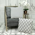 thumbnail image 5 of Nassau Collection Textured Woven Knitted Throw Pillow - 20" - Beige and Gray, 5 of 6