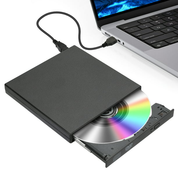 Nabo antes de jazz External DVD Drive for Laptop, TSV USB 3.0 CD/DVD +/-RW Optical Drive,  Portable Slim CD ROM DVD Burner Reader Writer for PC Compatible with Mac  OS, Windows, Vista, Linux, HP, Dell, Asus,