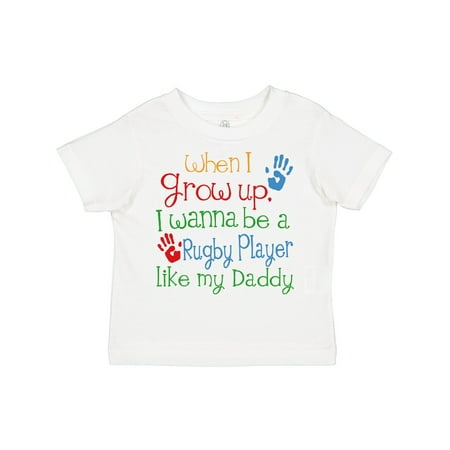 

Inktastic Rugby Player Like Daddy Gift Toddler Boy or Toddler Girl T-Shirt