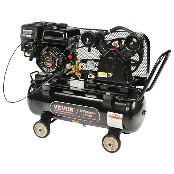 STAWAY 7HP Gas Powered Air Compressor - 13.2 Gallon Tank, 9CFM@115PSI, Heavy Duty Pump for Fast Inflation, Portable Design for Construction & Workshop