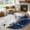 Blue, variant on Marble Navy Blue Area Rug 5x7 FT, Non Slip Bedroom Throw Carpet, Abstract Gold White Brick Stone Motif Washable Soft Floor Carpet Non-Shedding Rug for Dining Room Bedside Classroom Desk