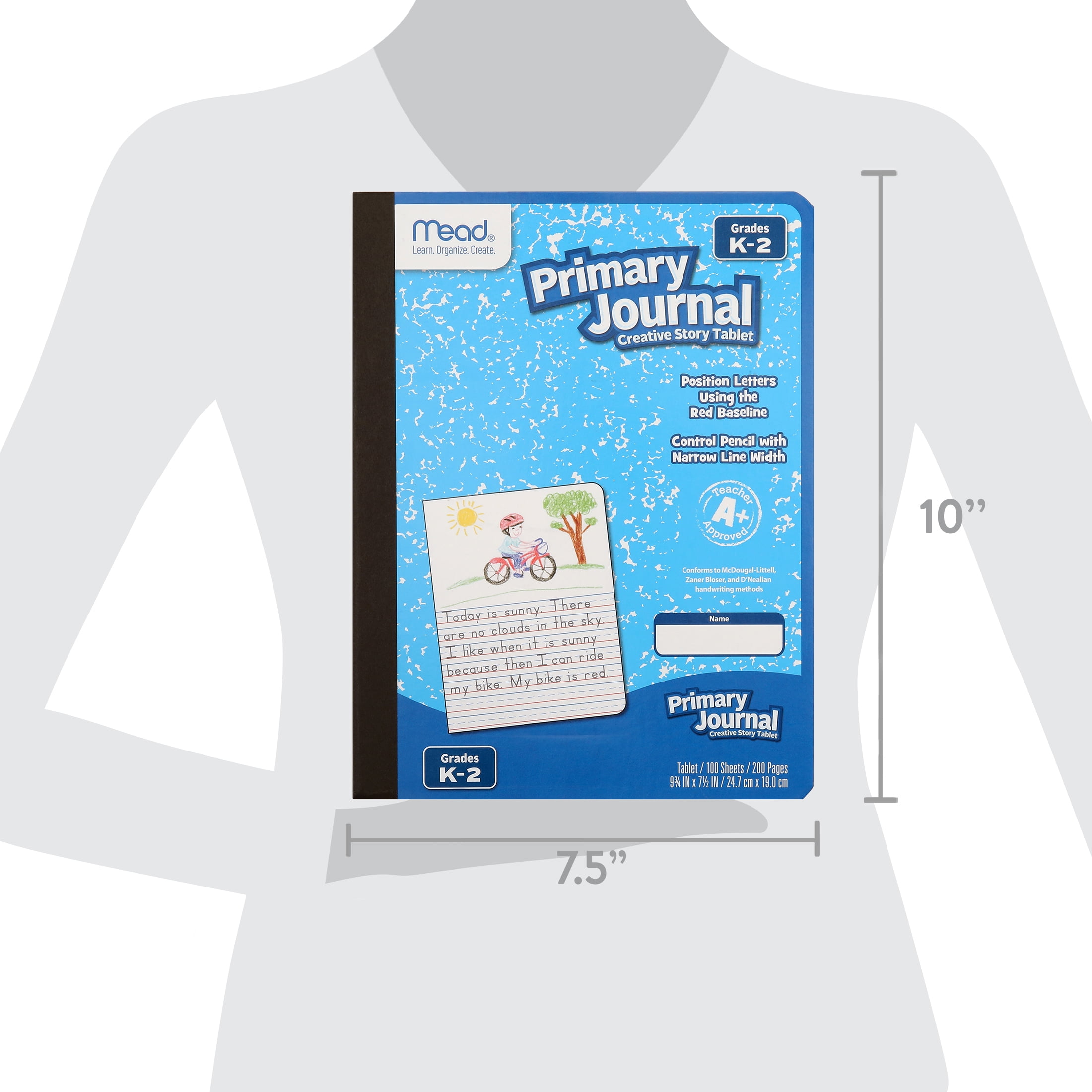 Mead Primary Journal, Kindergarten Composition, 100 Sheets