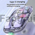 thumbnail image 3 of For Imice T300 4 Keys 1600dpi Rgb Luminous Mouse Bluetooth Dual Mode Charging Wireless Silent Mouse, 3 of 5