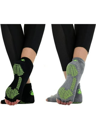 LucFoxsy Yoga Socks with Grips for Women Pilates Non Slip Socks Grip Barre  Socks