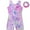 Purple, variant on GYRATEDREAM Gymnastics Leotards for Girls Dance Biketards with Shorts One-Piece Colorful Dancewear Unitards for 3-10 Years