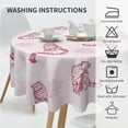 thumbnail image 3 of Leopard Table Cloth Round Table Cover Wrinkle Resistant Waterproof Tablecloth 60 Inch Washable for Kitchen Party Picnic Fall Decorations for Home, 3 of 6