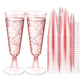 thumbnail image 1 of Copas Plastico Fiesta Elagantes Champagne Rosa 50 Piezas rosa, 1 of 5