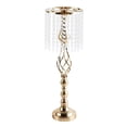 thumbnail image 1 of Candelero elegante Centro de Candebro Ve cónica Adorno de cristal Oro Grande Zulema Porta vela, 1 of 7