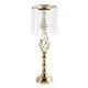 thumbnail image 2 of Portavelas de vidrio perfecl contemporáneo Plata Oro Grande, 2 of 7