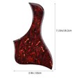 thumbnail image 2 of MasteelfCA Self-adhensive Acoustic Guitar Pickguard Professional Impact Protection Guitar Pickguard, 2 of 9