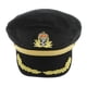 thumbnail image 1 of Adulto Niño Yacht Hat Sailor Hat Cosplay Party Disfraz Negro adulto Zulema sombrero de capitán niño adulto, 1 of 8