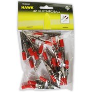 GRIPPICLAMP 24-Piece Alligator Clips | 2.5 (6.4 cm) #2 Size | Red PVC Coated Handle | Universal Positive Indicator | Safety Enhanced for Expert & DIY Electrical Projects