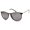 Black-Gold / Smoke, variant on sunglassLA Female Women's Keyhole Nose Bridge Metal Temple Round Lens Cat Eye Sunglasses 54mm (Black-Silver / Lavender) - 54mm