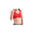 thumbnail image 2 of INSPIRE CHIC Women's Removeable Pads Seamless Wirefree Sleep Vest Tops Sports Yoga Bras M fit 30A/B Red, 2 of 5