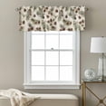 thumbnail image 3 of Sage Green Christmas Kitchen Curtain Valances for Windows Farmhouse Short Curtains, Rustic Pine Cones Xmas Botanical Rod Pocket Valance Curtain for Bedroom Cafe Living Room 42"x18", 3 of 8