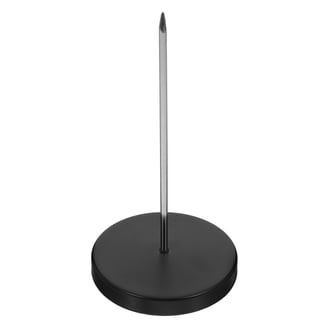 Aluminum Slide Check Rack With 2 Pcs Receipt Holder Spike Desk