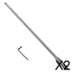 thumbnail image 1 of de Alargadores de Taladro Robustos con Llave para Muebles de Carpintería, 300MM , 2 piezas, 1 of 3