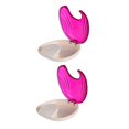 thumbnail image 5 of Aligner Retainer Box Portable Design Seashell Shaped Rosy Color Protection For Teeth Aligners 2Pcs, 5 of 5