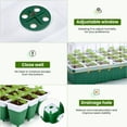 Seed Starter Tray Seed Starter Kit,60 Cells Reusable Seedling Starter