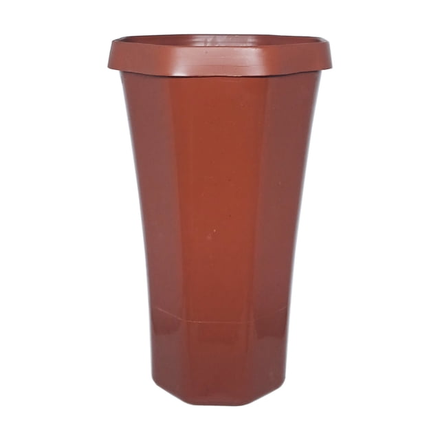 Florero Prichos Jemaflex Octagonal de Plástico 25.5 cm, 1 pieza