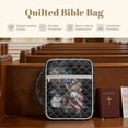 thumbnail image 7 of Xixirimido Bible Cover Case for Women Men Large Bible Cover with Handle Quilted Bible Carrying Case Bible Study Supplies Accessories, American Flag Eagle, 7 of 7