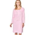 thumbnail image 5 of Casual Nights Women's Stars Pintucked Long Sleeve Nightgown, 5 of 5