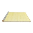 thumbnail image 2 of Ahgly Company Machine Washable Indoor Rectangle Solid Yellow Modern Area Rugs, 8' x 12', 2 of 4