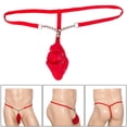 thumbnail image 1 of Calzoncillos elásticos para hombre, tangas, levantador de bolas, suspensorio, bragas sin entrepierna, cómoda sirvienta, Cosplay, regalo de amante, tra rojo Soledad tanga para hombre, 1 of 7