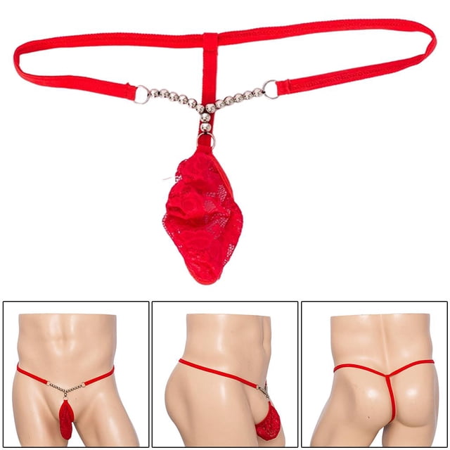 Calzoncillos elásticos para hombre, tangas, levantador de bolas, suspensorio, bragas sin entrepierna, cómoda sirvienta, Cosplay, regalo de amante, tra rojo Soledad tanga para hombre