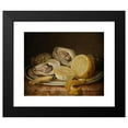 thumbnail image 2 of Josef Lauer 18x15 Black Modern Framed Museum Art Print Titled - Still Life with Oysters and Lemon, 2 of 5