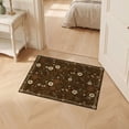 thumbnail image 2 of ODIKA 2'x3' Ultra-Soft Accent Mat, Dining Under Academia Botanical Wildflower Sprawling Table Alfombras None Washable, Bare feet friendly, Easy Care Indoor rug for Bedside, Footrest, 2 of 7