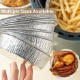 thumbnail image 5 of 20 PCS Set Reusable Aluminum Foil Air Fryer Liners, 8In Oil-Proof Aluminum Foil Tin Box with Non-Stick Round Design, for Baking Cooking in Air Fryers, 5 of 7