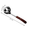 thumbnail image 5 of WRITWAA Stainless Steel Oil Spoon Kitchen Oil Filter Soup Ladle with Long Handle, 5 of 6