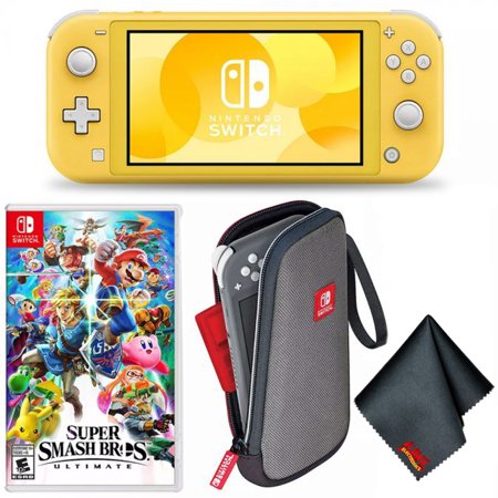 Nintendo Switch Lite Console & Super Smash Bros. Ultimate Game Bundle